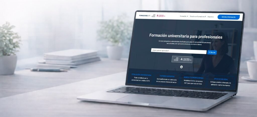 mockup portal uni web